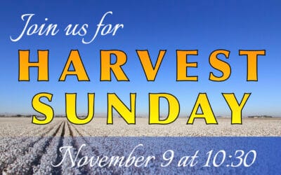 Join us for Harvest Sunday