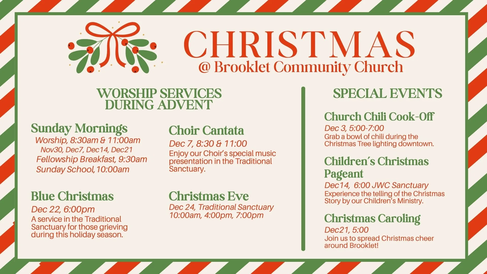 Horizontal Christmas at BCC