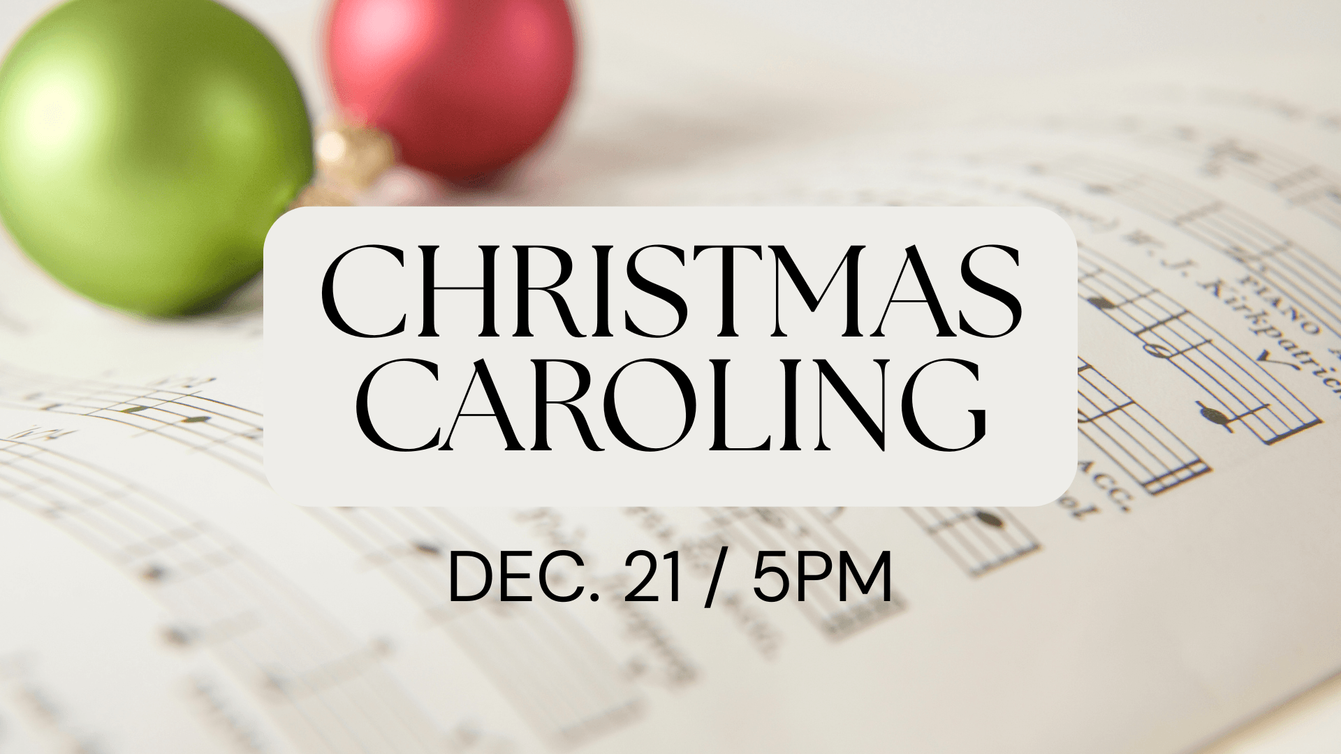 Caroling